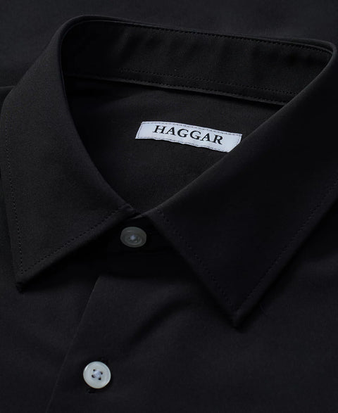 Haggar Men’s Black Smart Wash® Slim Fit Dress Shirt | Haggar In Lebanon
