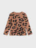 Sinsay Girl's Brown & Black Jersey Blouse | Sinsay In Lebanon