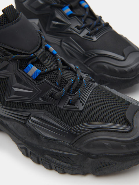 Sinsay Men's Black Sneakers With Decorative Lacing | Sinsay In Lebanon