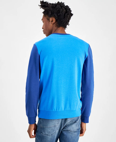 Hybrid Men's Blue Lilo & Stitch Experiment 626 Regular-Fit Printed Fleece Sweatshirt | Hybrid In Lebanon