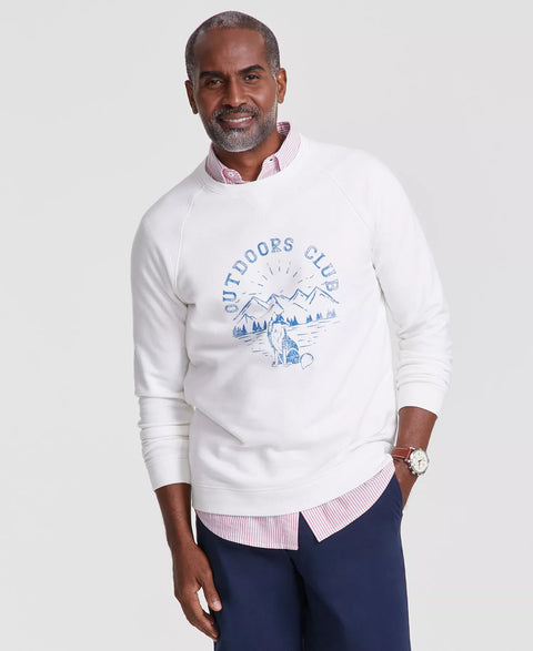 Club Room Men's Ivory Outdoors Club Regular-Fit Printed  Sweater |Club Room in Lebanon