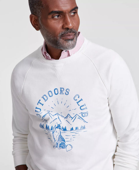 Club Room Men's Ivory Outdoors Club Regular-Fit Printed  Sweater |Club Room in Lebanon