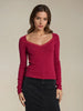 Sinsay Women burgundy blouse AYA