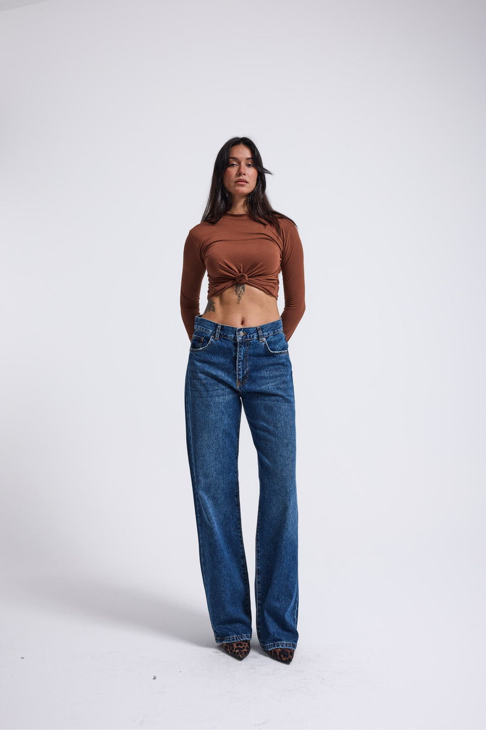 It's Basic Women Dark Blue Loose Fit Jeans 2880