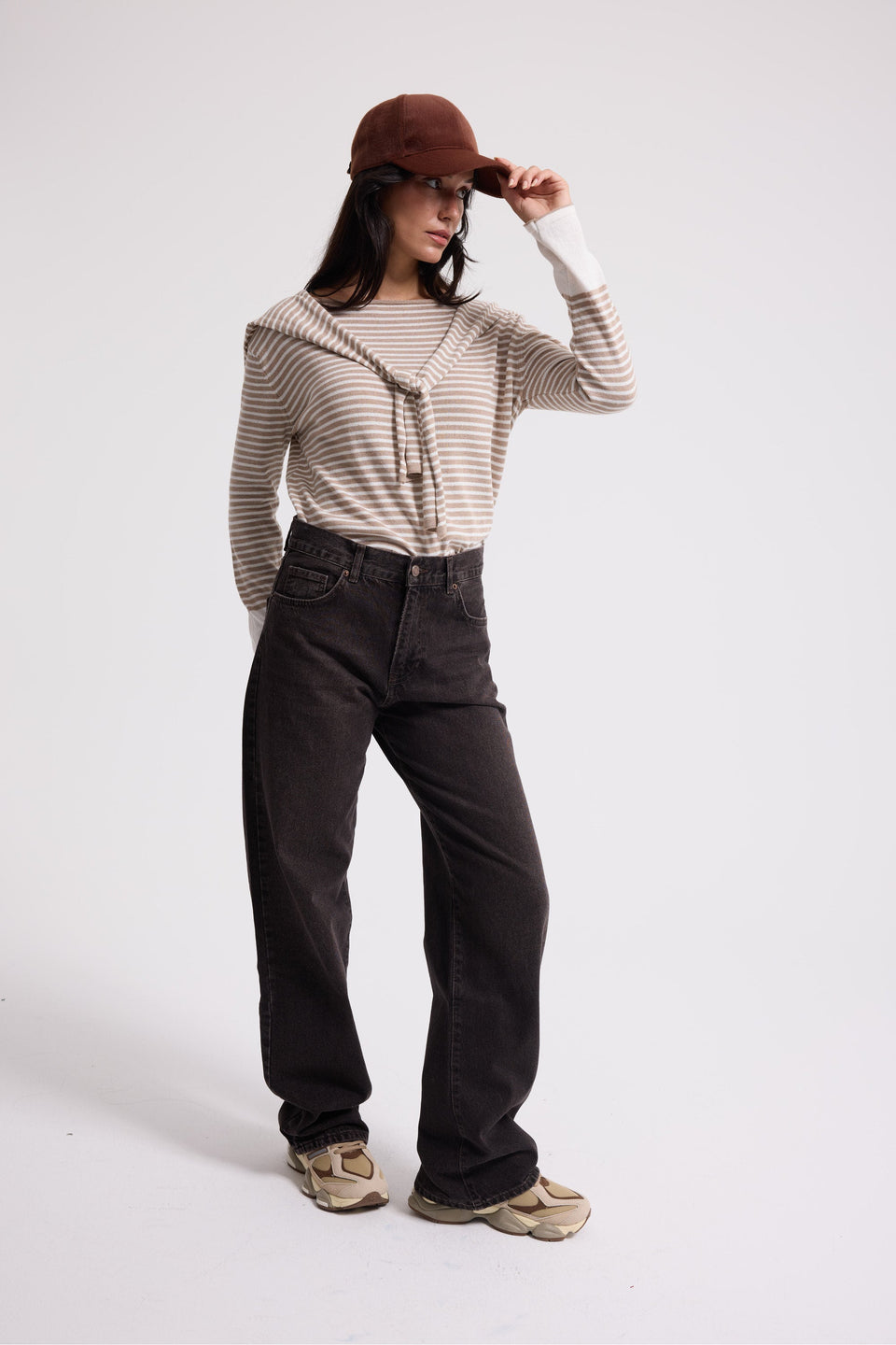 It's Basic Women Dark Denim Loose Fit Jeans 2880