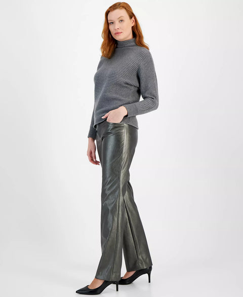 Anne Klein Women's Metallic Bootleg Pants | Anne Klein In Lebanon