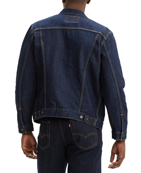 Levi's Men's Rinse Regular-Fit Non-Stretch Denim Trucker Jacket | Levi's In Lebanon