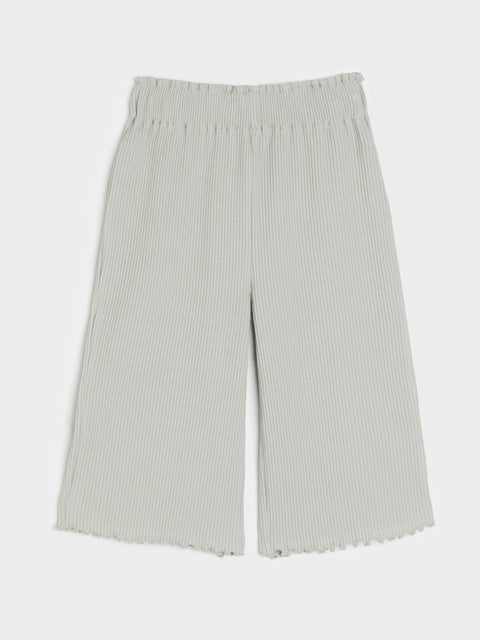 Sinsay Baby Girl's Mint Green Ribbed Trousers | Sinsay In Lebanon