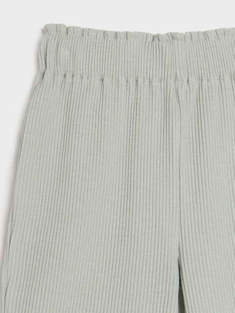 Sinsay Baby Girl's Mint Green Ribbed Trousers | Sinsay In Lebanon
