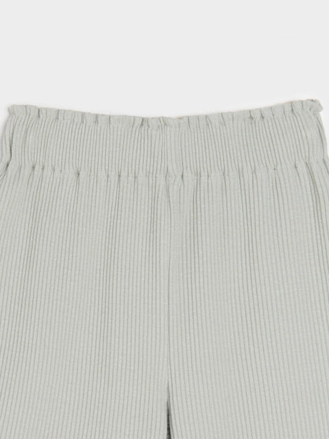 Sinsay Baby Girl's Mint Green Ribbed Trousers | Sinsay In Lebanon
