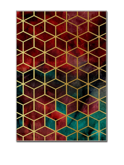 SD Home Multicolor Carpet (80 x 140)  288NGR2164