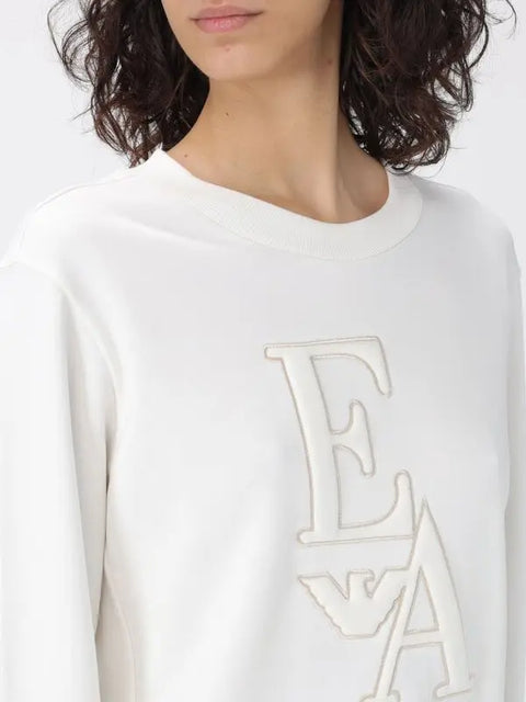 Emporio Armani  Women's Off White  Sweatshirt   | Emporio Armani in Lebanon