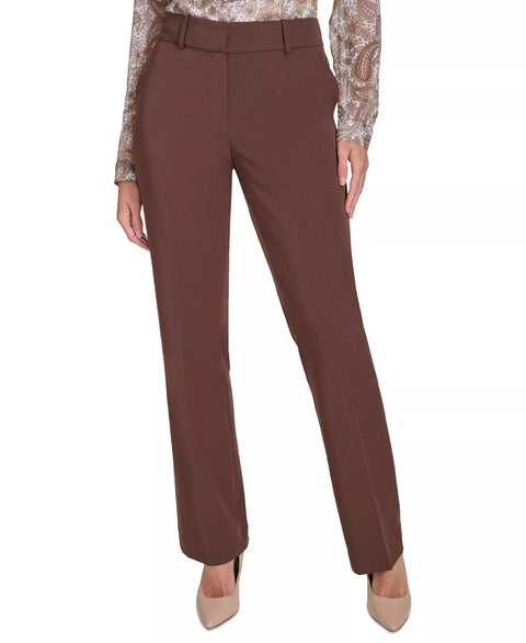 Tommy Hilfiger Women’s Brown  Sutton Boot-Leg Trousers  | Tommy Hilfiger in Lebanon