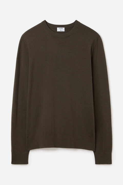 Ktown Men's Olive Crew Neck Casual Sweater | Ktown In Lebanon
