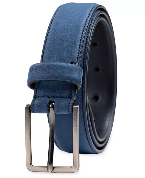 Alfani Men's Navy Faux Suede Belt | Alfani In Lebanon