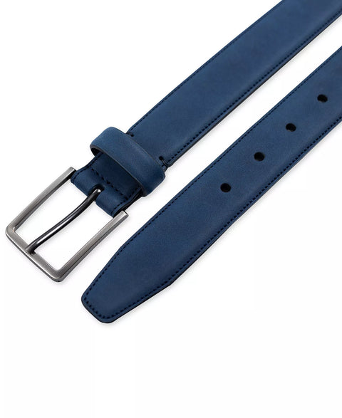 Alfani Men's Navy Faux Suede Belt | Alfani In Lebanon