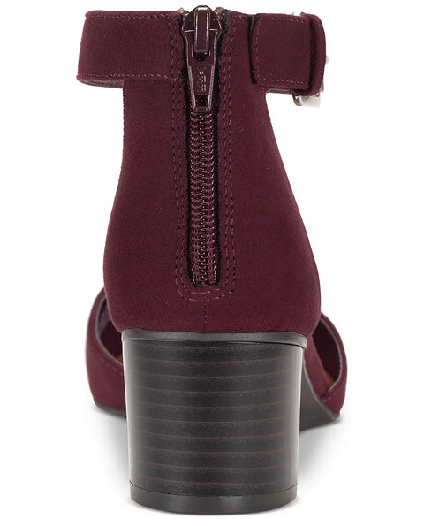 Style & Co Women's Berry Alinaa Two-Piece Block Heel Dress Pumps | Style & Co In Lebanon