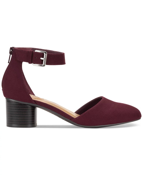 Style & Co Women's Berry Alinaa Two-Piece Block Heel Dress Pumps | Style & Co In Lebanon