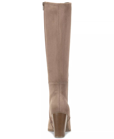 Style & Co Women's Tan Addyy Knee High Dress Boot | Style & Co In Lebanon