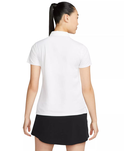 Nike Women's White Dri-FIT Victory Short-Sleeve Golf Polo Shirt | Nike In Lebanon