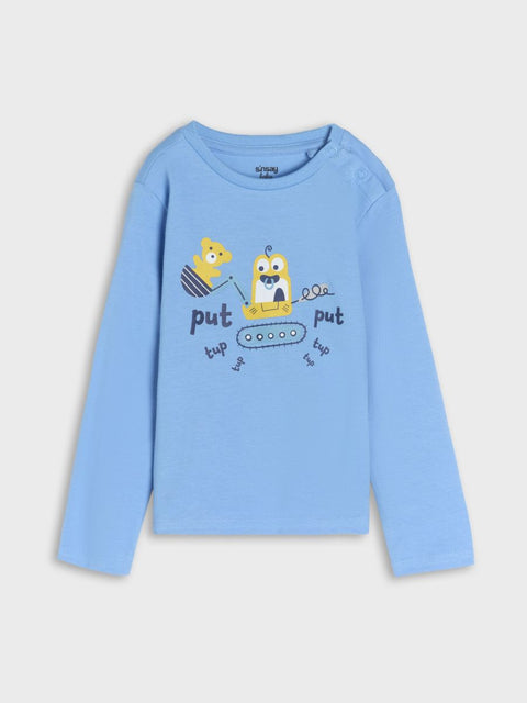 Sinsay Baby Boy's Blue Printed Pajama Set 2pcs | Sinsay In Lebanon