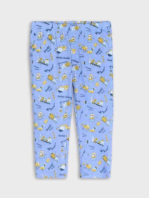 Sinsay Baby Boy's Blue Printed Pajama Set 2pcs | Sinsay In Lebanon