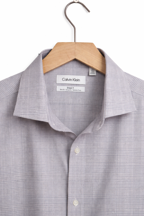 Calvin Klein Men's Multicolor Plaid Slim-Fit Stretch Shirt | Calvin Klein In Lebanon