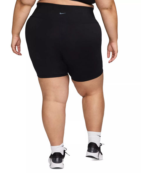 Nike  Women's Black Plus Size One High-Waisted 8" Biker Shorts |  Nike  in Lebanon