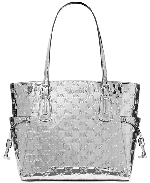 Michael Kors Women's Silver Voyager Large East West Tote |Michael Kors In Lebanon