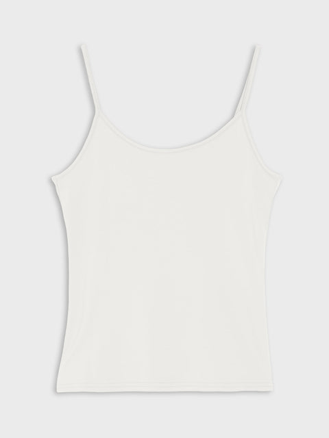 Sinsay Women's Off White Solid Tank Top   | Sinsay in Lebanon
