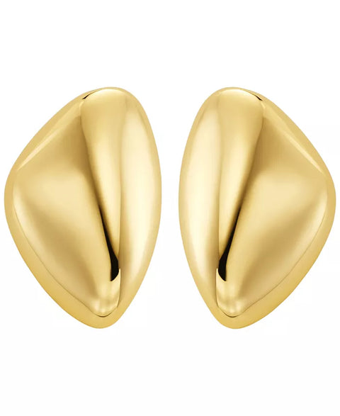 Michael Kors Women's Gold Brass Pebble Statement Earrings | Michael Kors In Lebanon