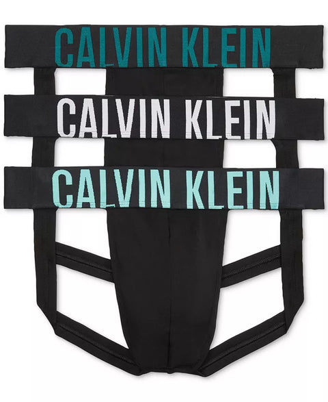Calvin Klein Men's Black  Pack Of 3 Intense Power Pride Jock Straps | Calvin Klein In Lebanon