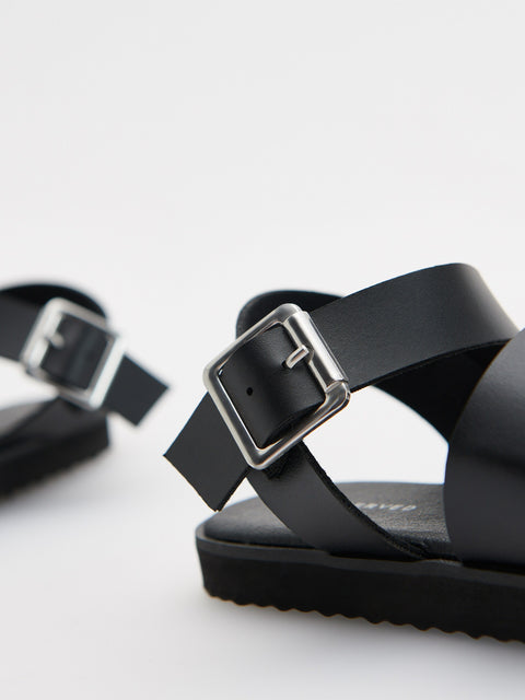 Reserved Women's Black Classic Sandals | Reserved In Lebanon