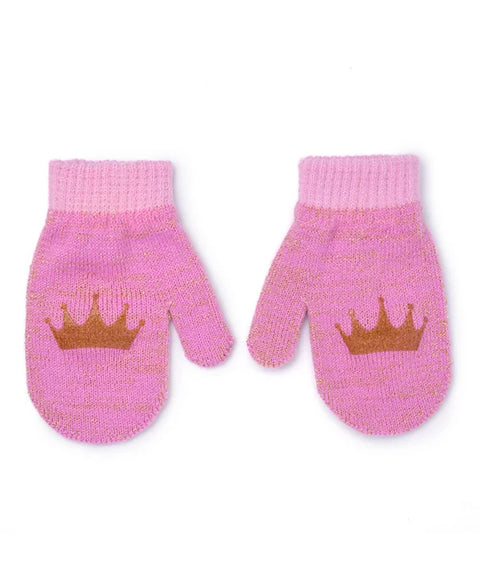 Berkshire Girl's Pink Princess Hat And Mitten Set | Berkshire In Lebanon