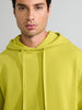 Sinsay Men's Lime Green Sports Hoodie | Sinsay In Lebanon