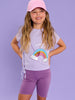 Sinsay Girls purple 2 piece set AYA