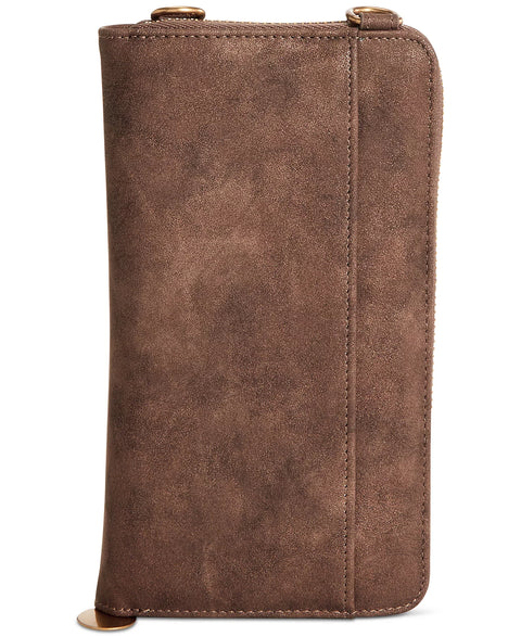 Style & Co Women's Mtl Chocol Phone Crossbody Wallet | Style & Co In Lebanon