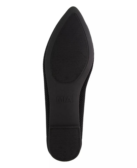 Mia Women's Black Corrine Ballet Knit Flats |  Mia In Lebanon