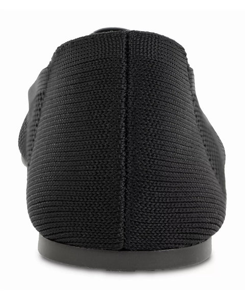 Mia Women's Black Corrine Ballet Knit Flats |  Mia In Lebanon