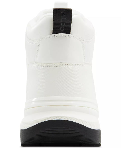 Aldo Women's White Priemeth Lace-Up Waterproof Warm Lined Ankle Boots | Aldo In Lebanon