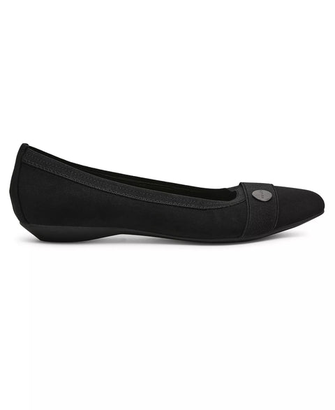 Anne Klein Women's Black Occuria Pointed Toe Flats | Anne Klein In Lebanon