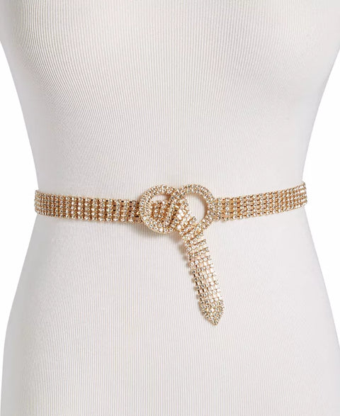 I.N.C. International Concepts Women's Gold Double Circle Crystal Mesh Belt| I.N.C. International Concepts In Lebanon