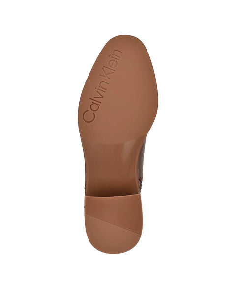 Calvin Klein Women's Brown Jasen Buckle Strap Block Heel Booties | Calvin Klein In Lebanon