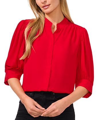 Cece Women's Red Blouse Shirts | Cece In Lebanon