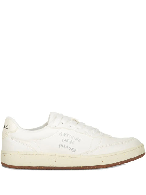 ACBS Women's White With Printed Logo Sneakers | ACBS In Lebanon