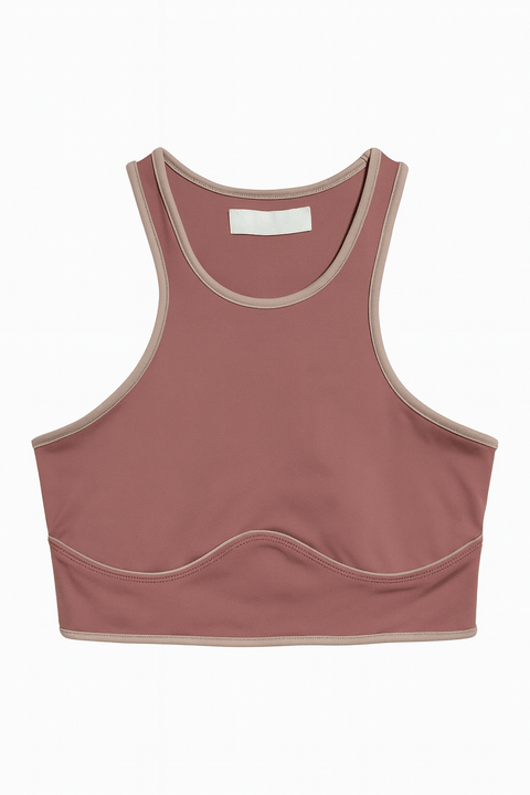 LeGer Women's Purple Sleeveless Crop Top |LeGer in Lebanon