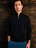 Sinsay Men's Black Turtleneck Ribbed Sweatshirt  | Sinsay In Lebanon