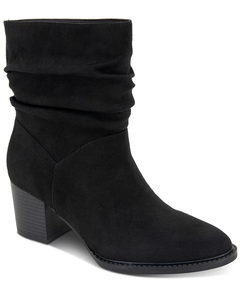 Style & Co Women's Black Genoviaa Scrunch Booties | Style & Co In Lebanon