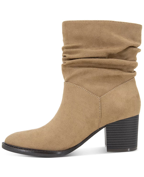 Style & Co Women's Taupe Genoviaa Scrunch Booties | Style & Co In Lebanon