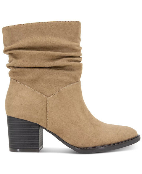 Style & Co Women's Taupe Genoviaa Scrunch Booties | Style & Co In Lebanon